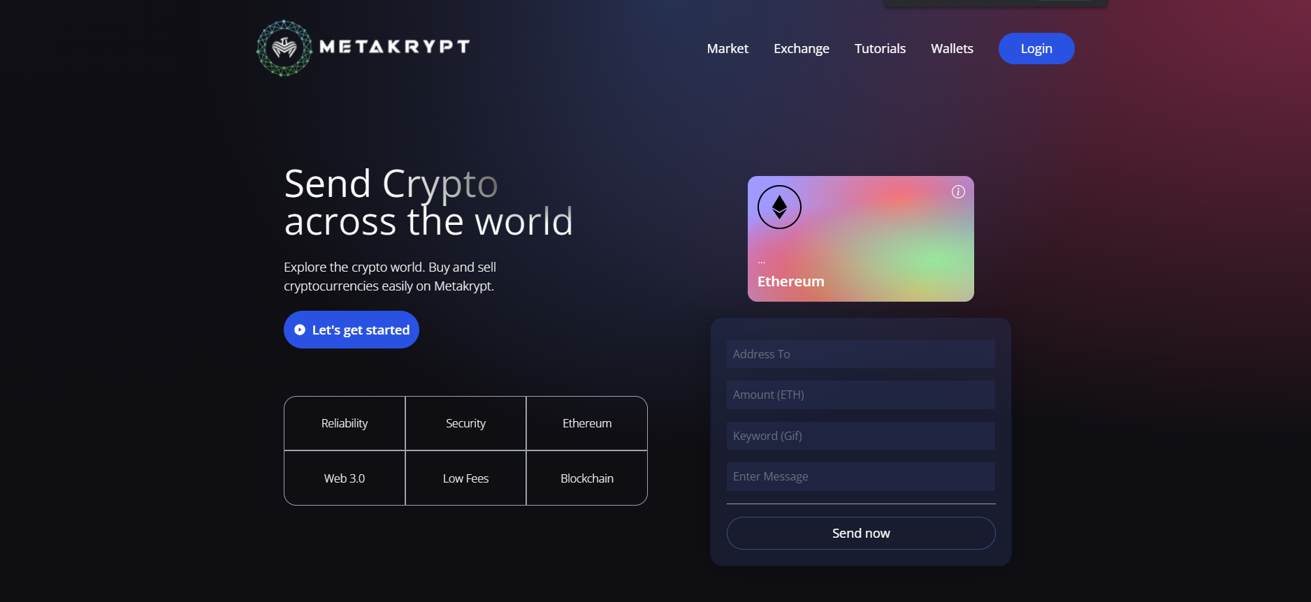 GitHub - cs-victorious/Metakrypt: A modern web 3.0 Block chain app for ...