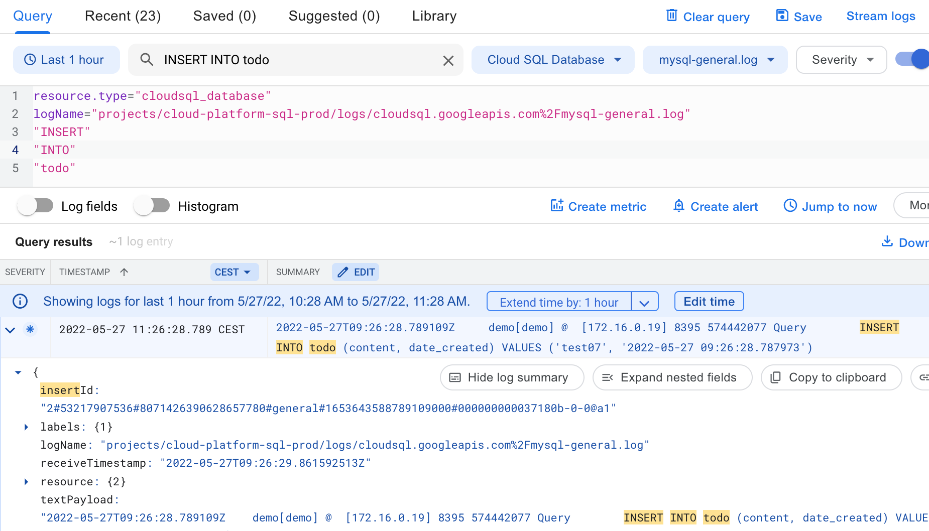 Connect CloudSQL from GKE · GitHub