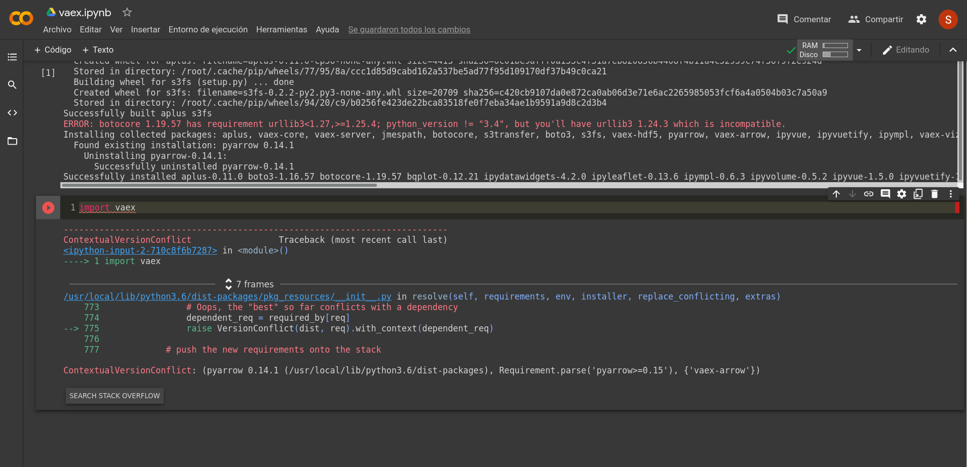 Fresh install on Colab raises issues with vaex-viz · Issue #283 ...