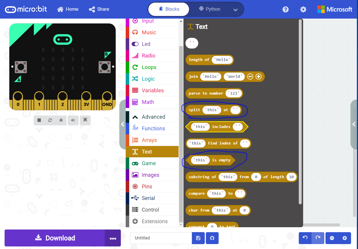 Some Text blocks' help are empty · Issue #7113 · microsoft/pxt · GitHub