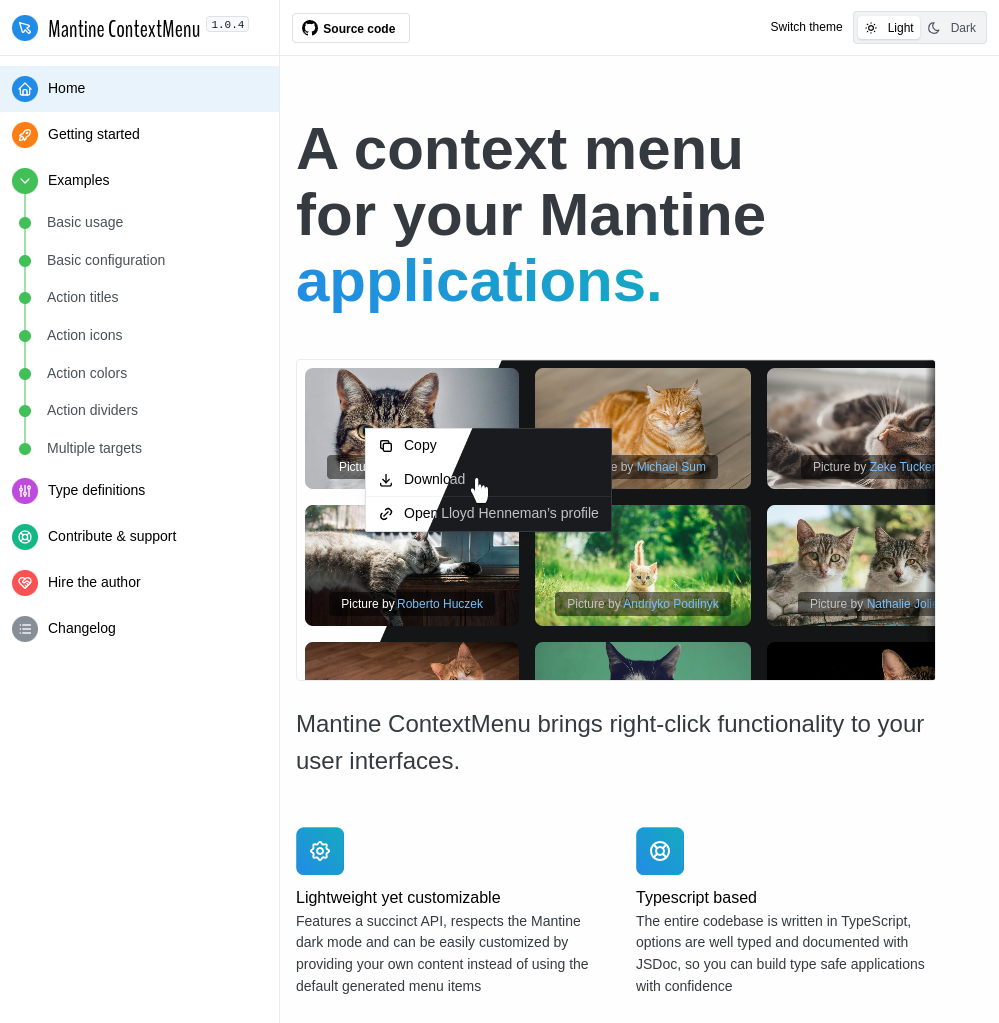 ContextMenu component · mantinedev · Discussion #1049 · GitHub