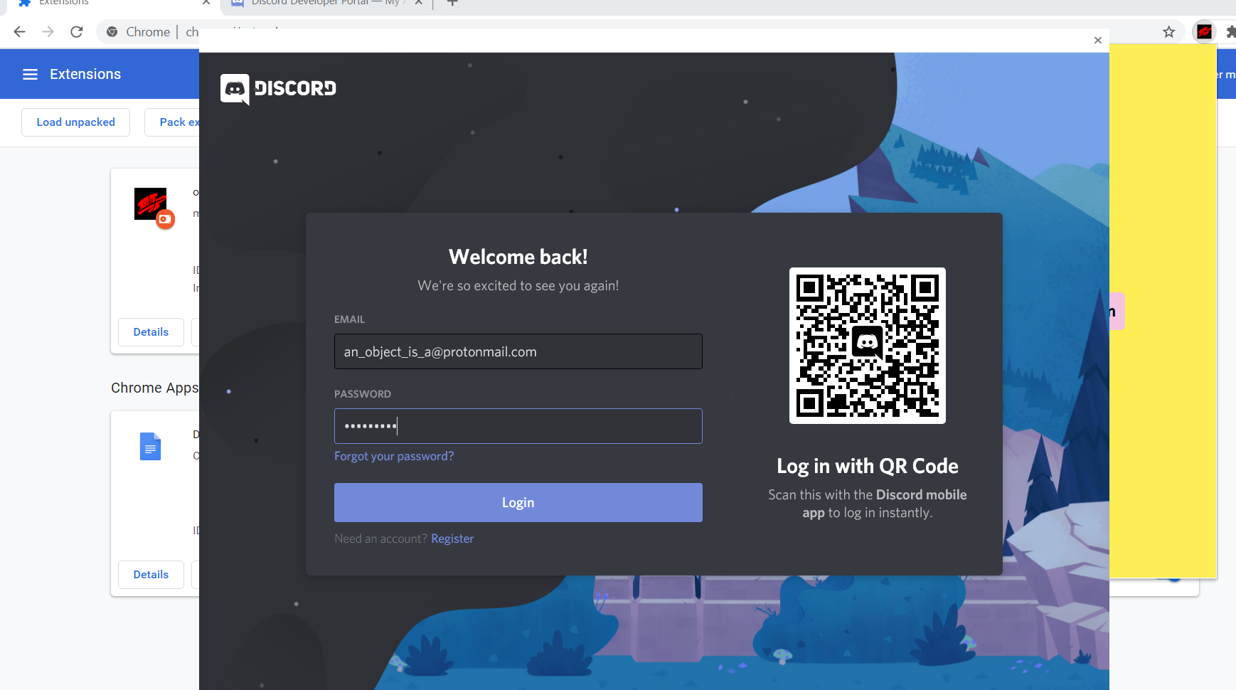 web discord login