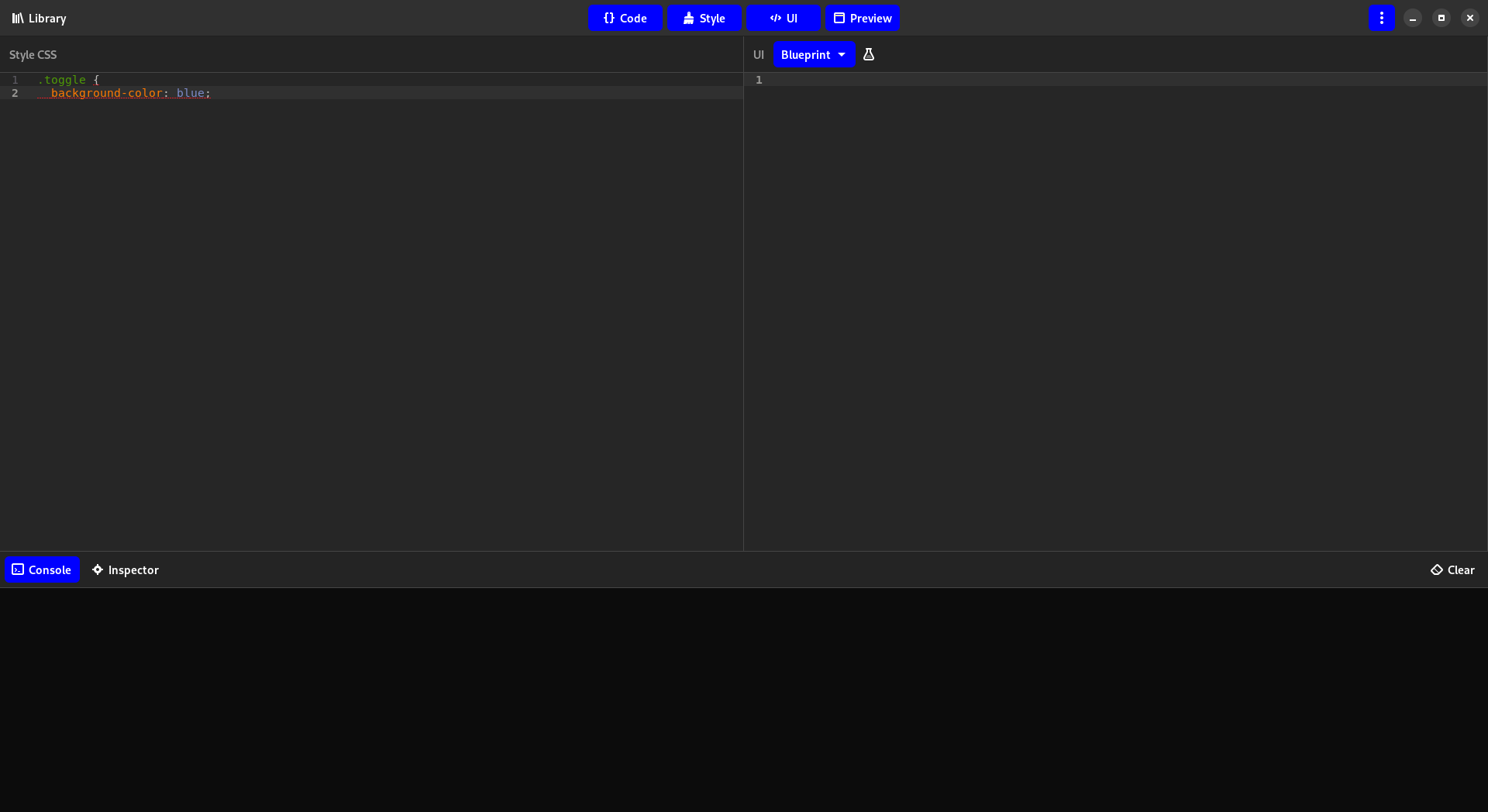 Styling widget css class applies styles over the entire application
