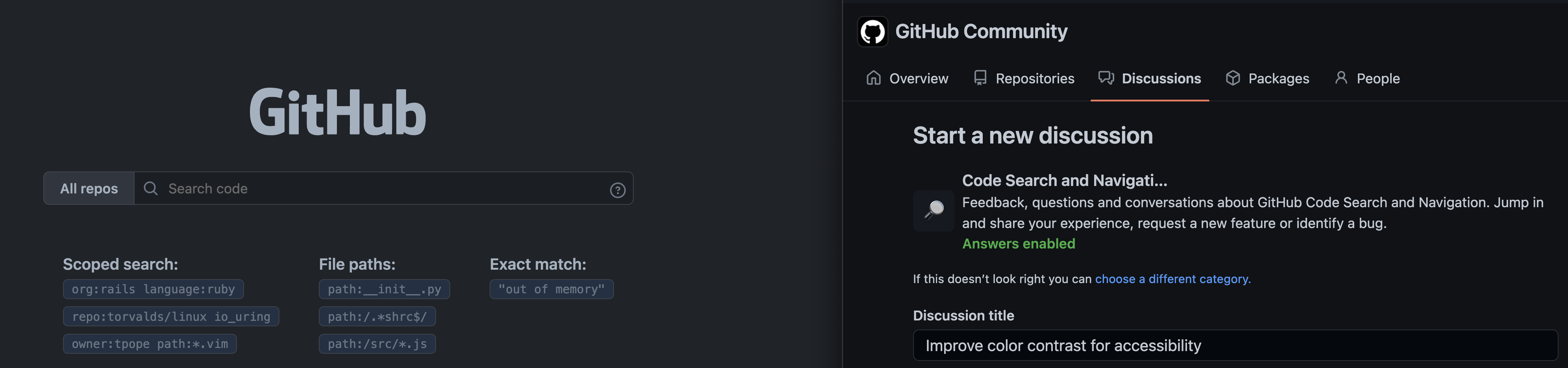 Improve color contrast for accessibility · community · Discussion ...