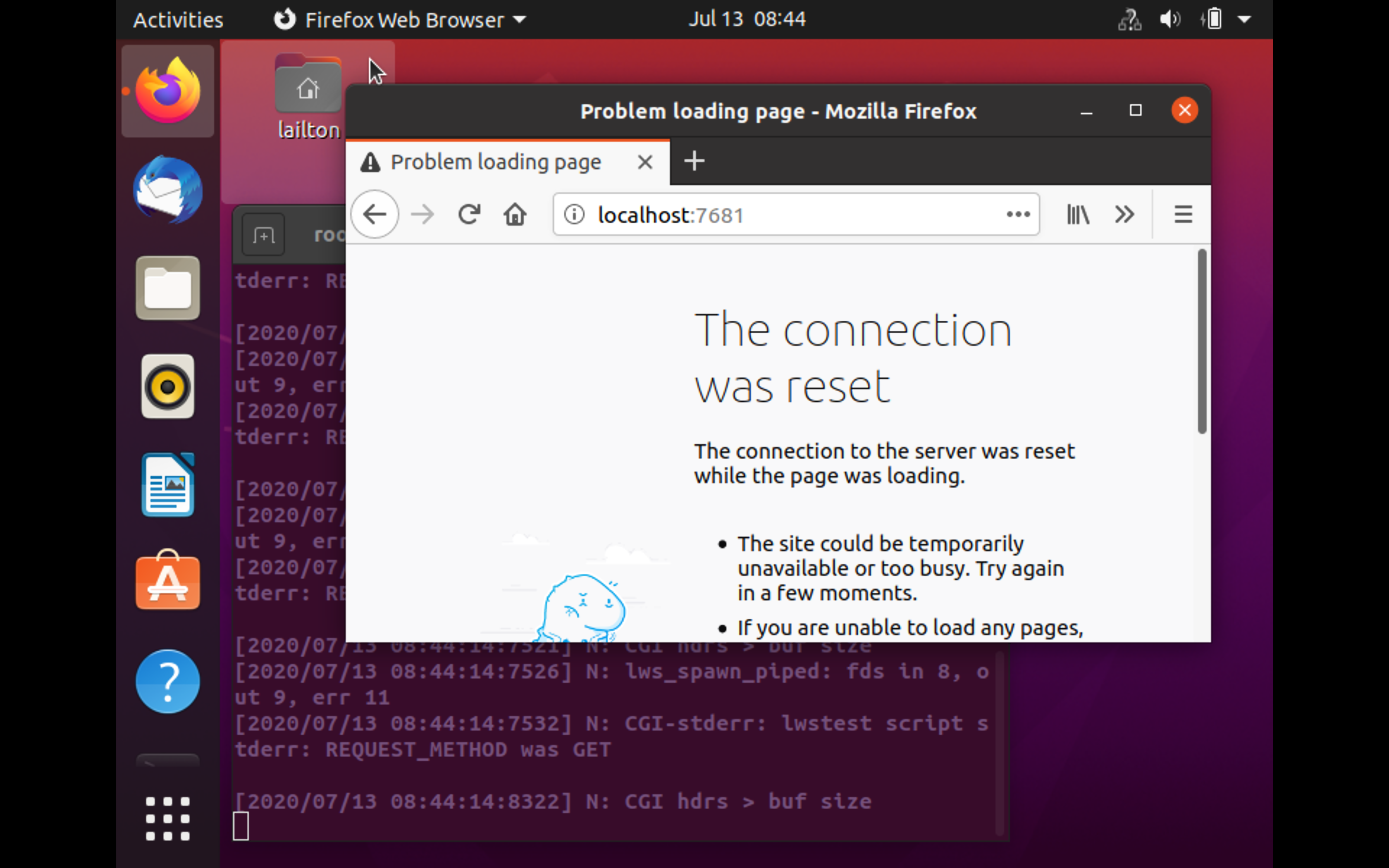 Example CGI not working. · Issue #1971 · warmcat/libwebsockets · GitHub