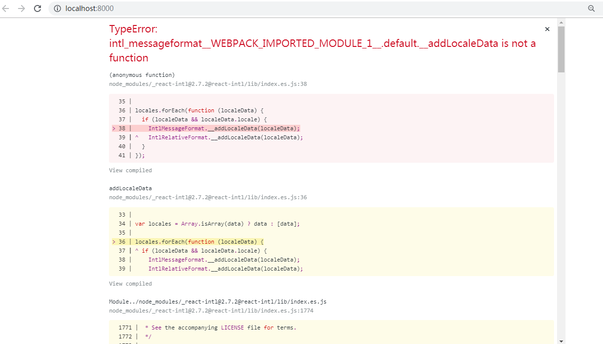 cnpm安装依赖，启动后报错 · Issue #5404 · ant-design/ant-design-pro · GitHub