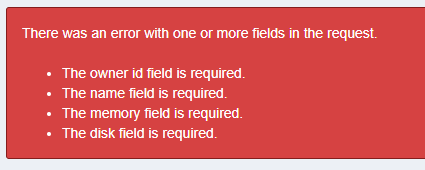[Feature Request] Notice the user when a required field is empty ...