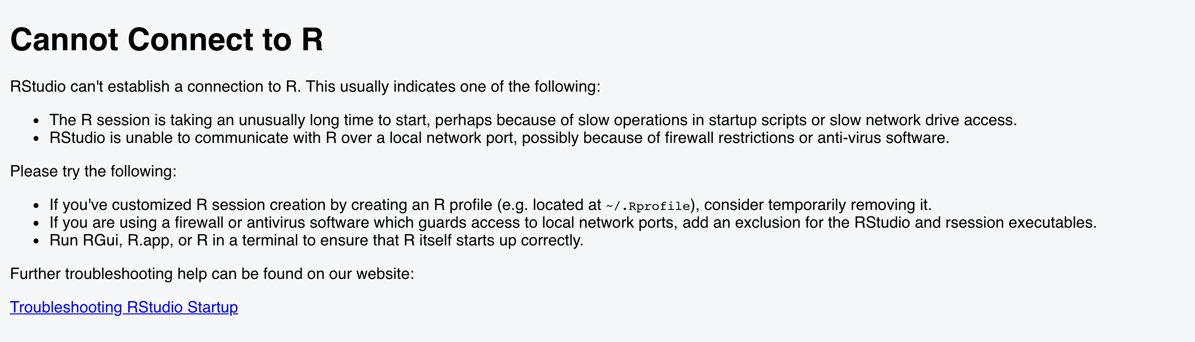 renv causing RStudio to fail to start · Issue #8928 · rstudio/rstudio ...