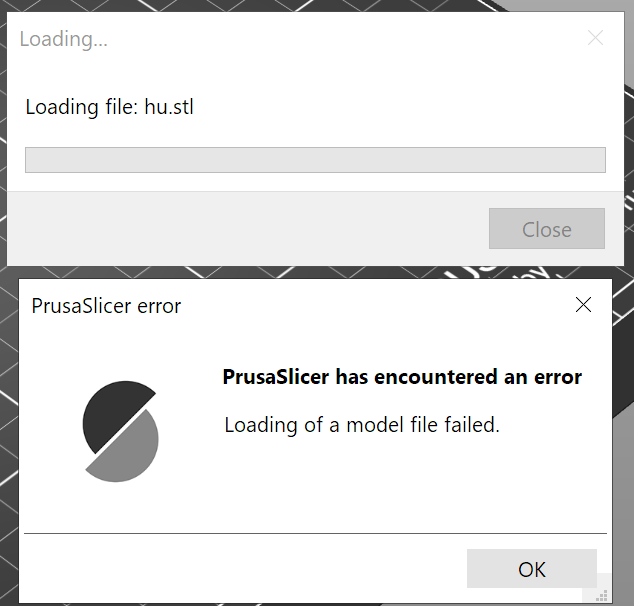 No error message in UI for reloading empty STL files · Issue #7550 ...