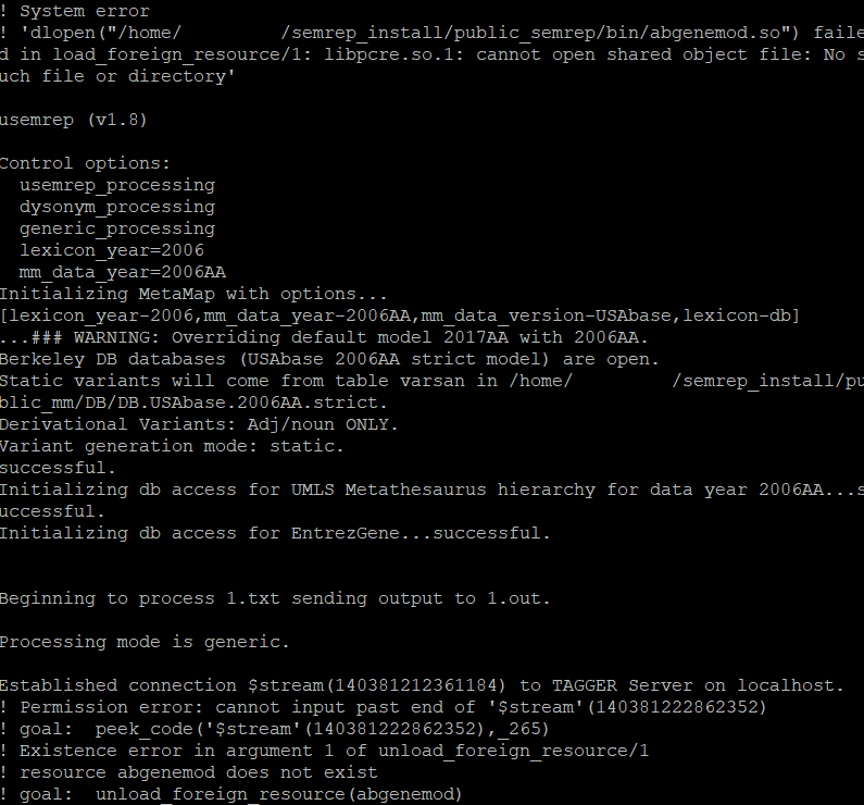 semrep install fail? · Issue #3 · LHNCBC/SemRep · GitHub