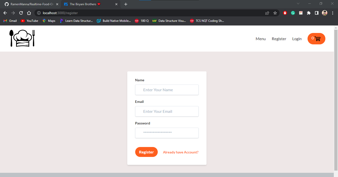 Github Ramenmanna Realtime Food Order Webapp Node Js Express