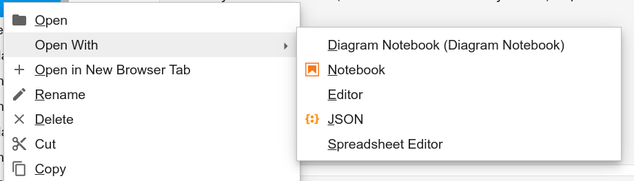.ipynb now open with ipydrawio rather than with notebook editor · Issue ...