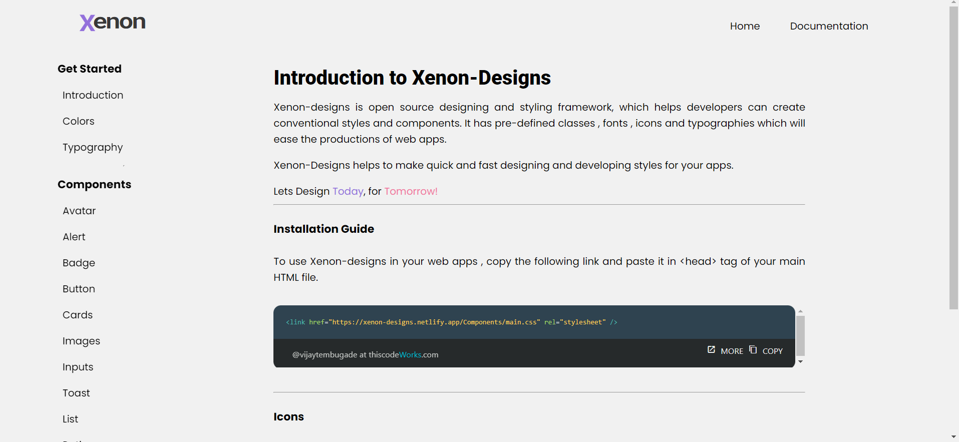 GitHub - vijaytembugade/XenonUI-Component-Library: Xenon-Designs ...