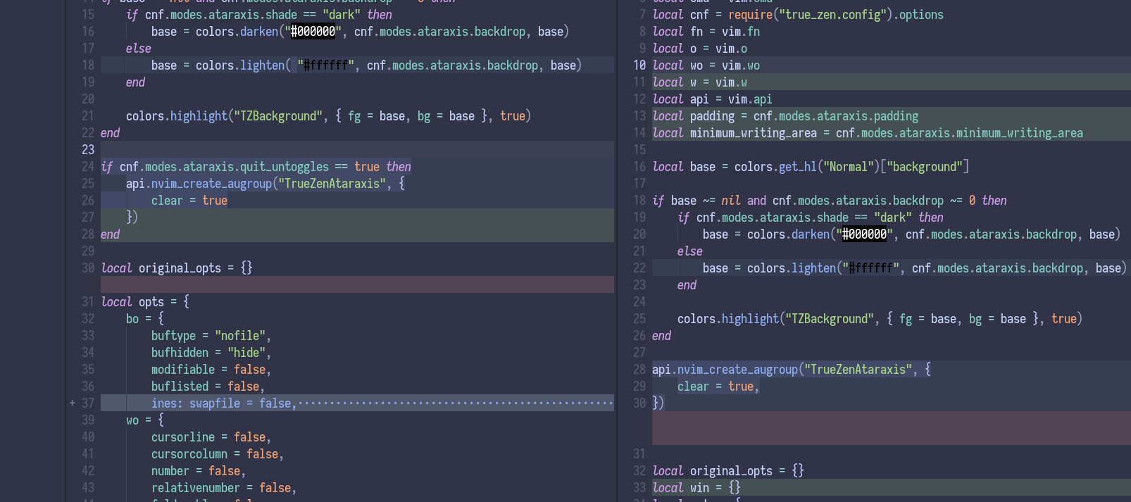[Request] Change style for diff to looks like `git-delta` · Issue #114 ...