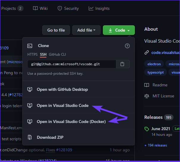 "Open in Visual Studio Code" as part of GitHub UX? · Issue #128292 ...
