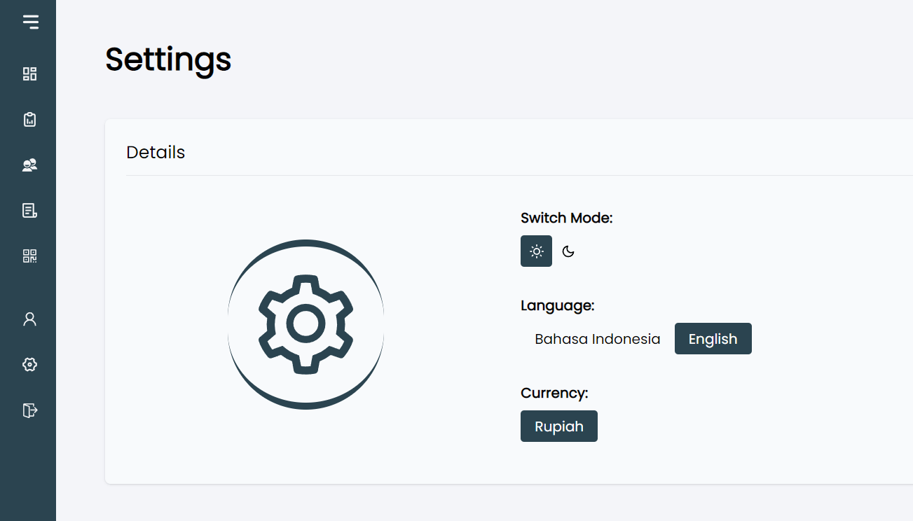 Invoice Management System settings