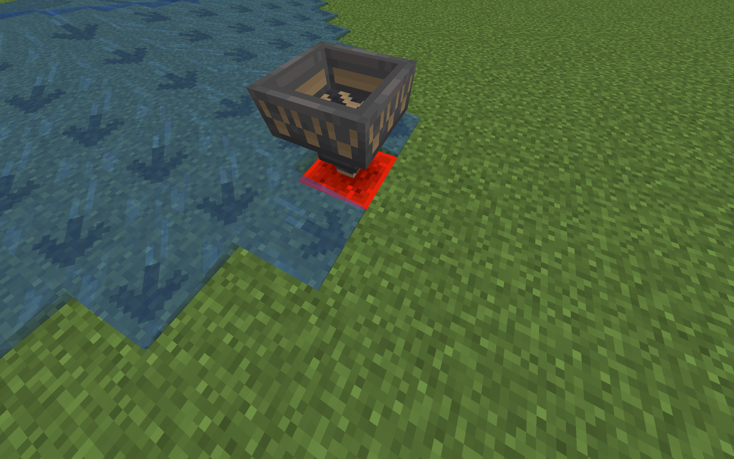 Place a hopper that is instantly charged still generate block update ...