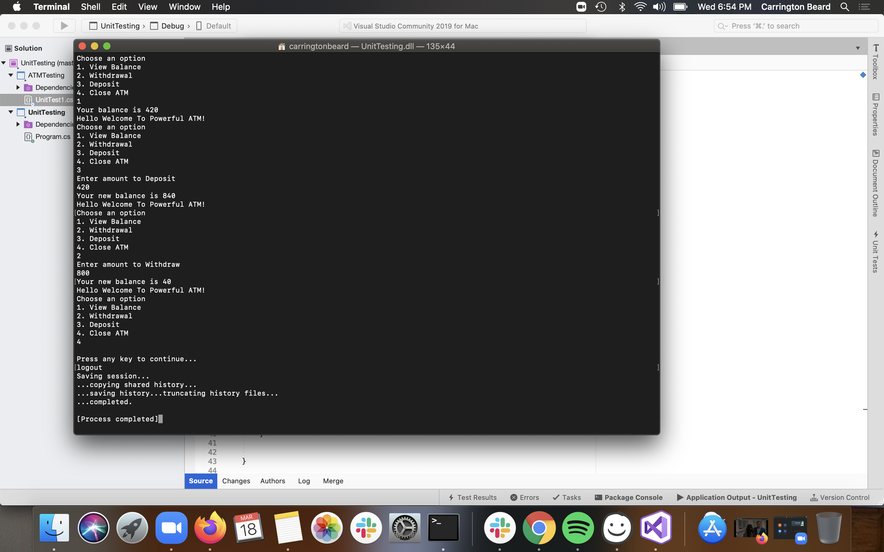 GitHub - Carringtonb/Lab2-Testing