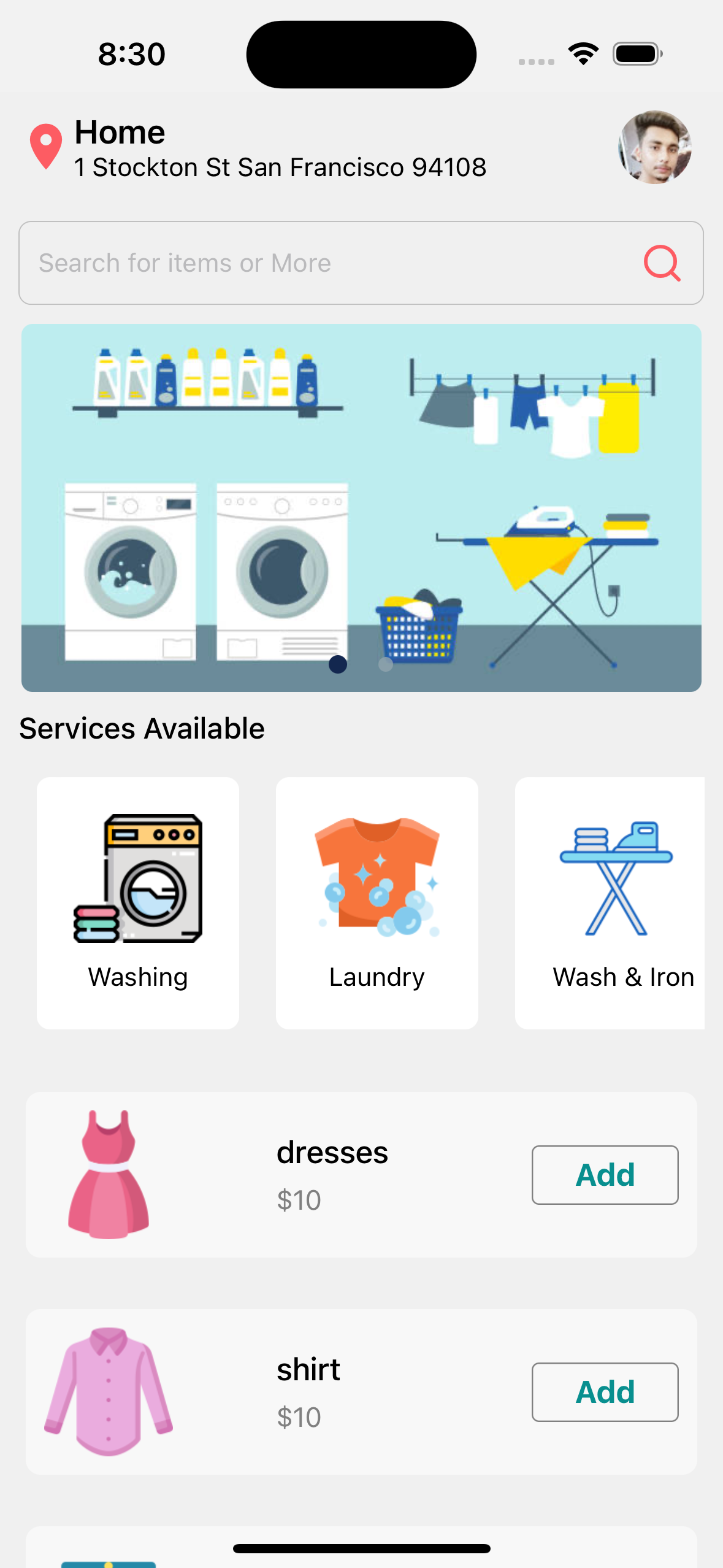 GitHub jhxashish/LaundryApp Full Stack laundry app with React