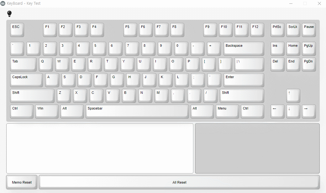 Github jiwooproity keyboard checker keyboard check test program