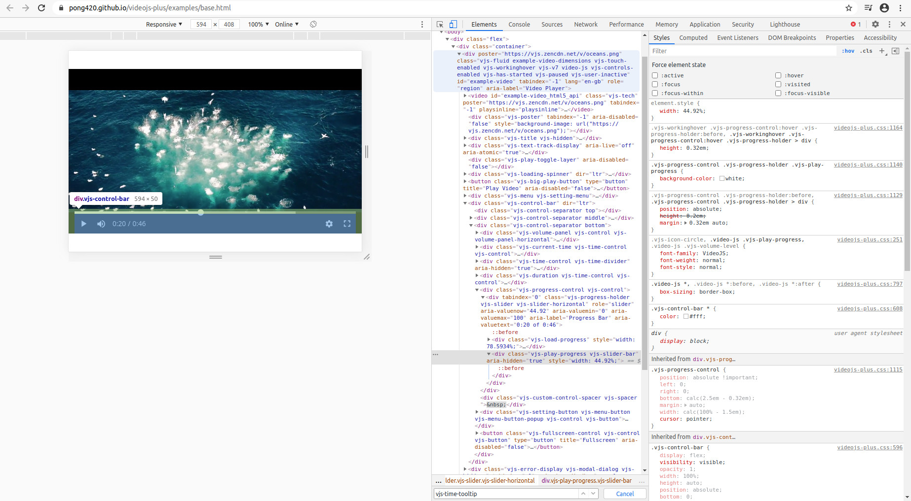 Windows 10 browser compatibility · Issue 20 · Pong420/videojsplus