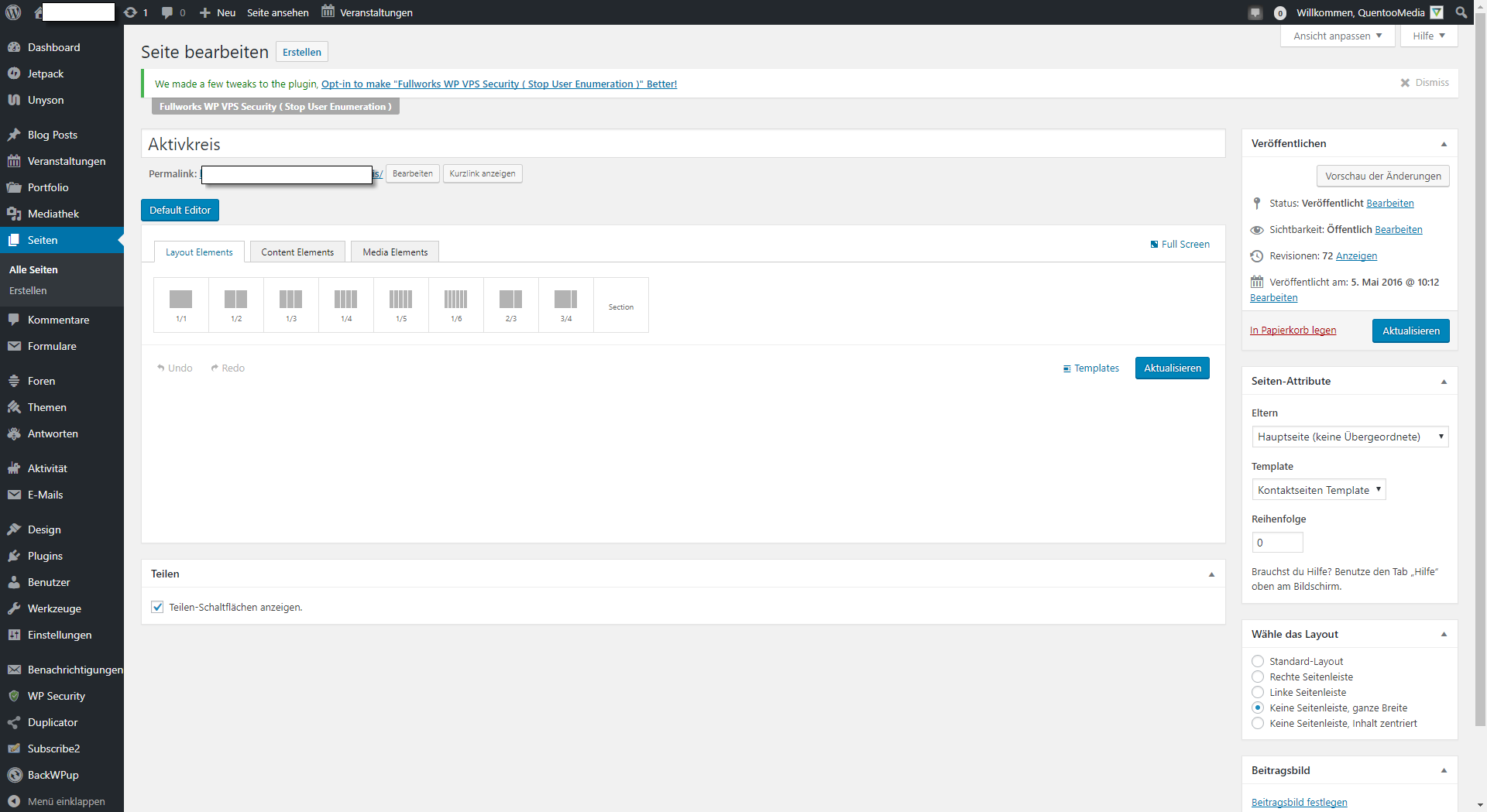 Visual Page Builder not displaying in WP 4.8.1 · Issue #2839 ...