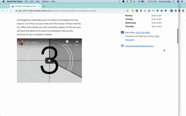 video-responsive
