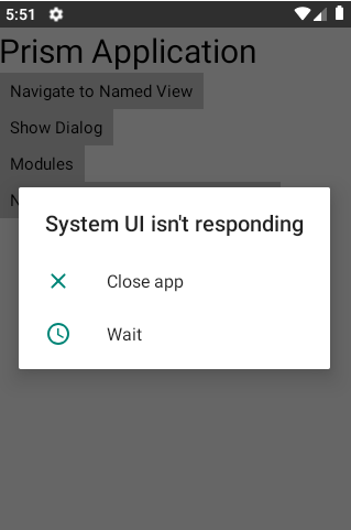 [Bug][Uno] Android UI tests fail randomly if the System UI is not ...