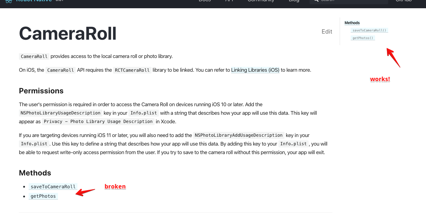 Links on CameraRoll Documentation are Broken · Issue #1503 · facebook ...