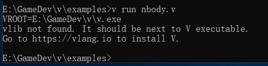 Cant compile on windows - HOME · Issue #1104 · vlang/v · GitHub