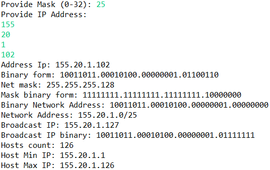 GitHub - tomaszpienta/Simple-IP-calculator: Get information from ...