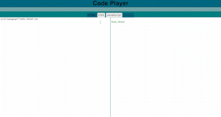 GitHub - RabiaRB/Code-Player: A code player page with HTML/CSS/JS and ...