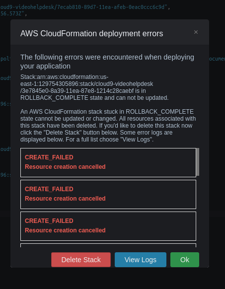 Error deploy lamdba folder - videohelpdesk demo · Issue #310 · aws ...