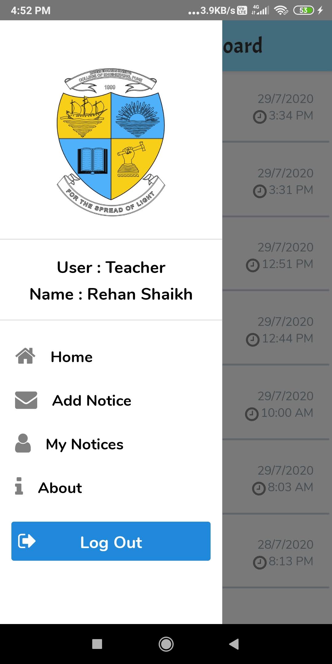 GitHub Rehan2156/NoticeBoardApp A React Native app for Notice