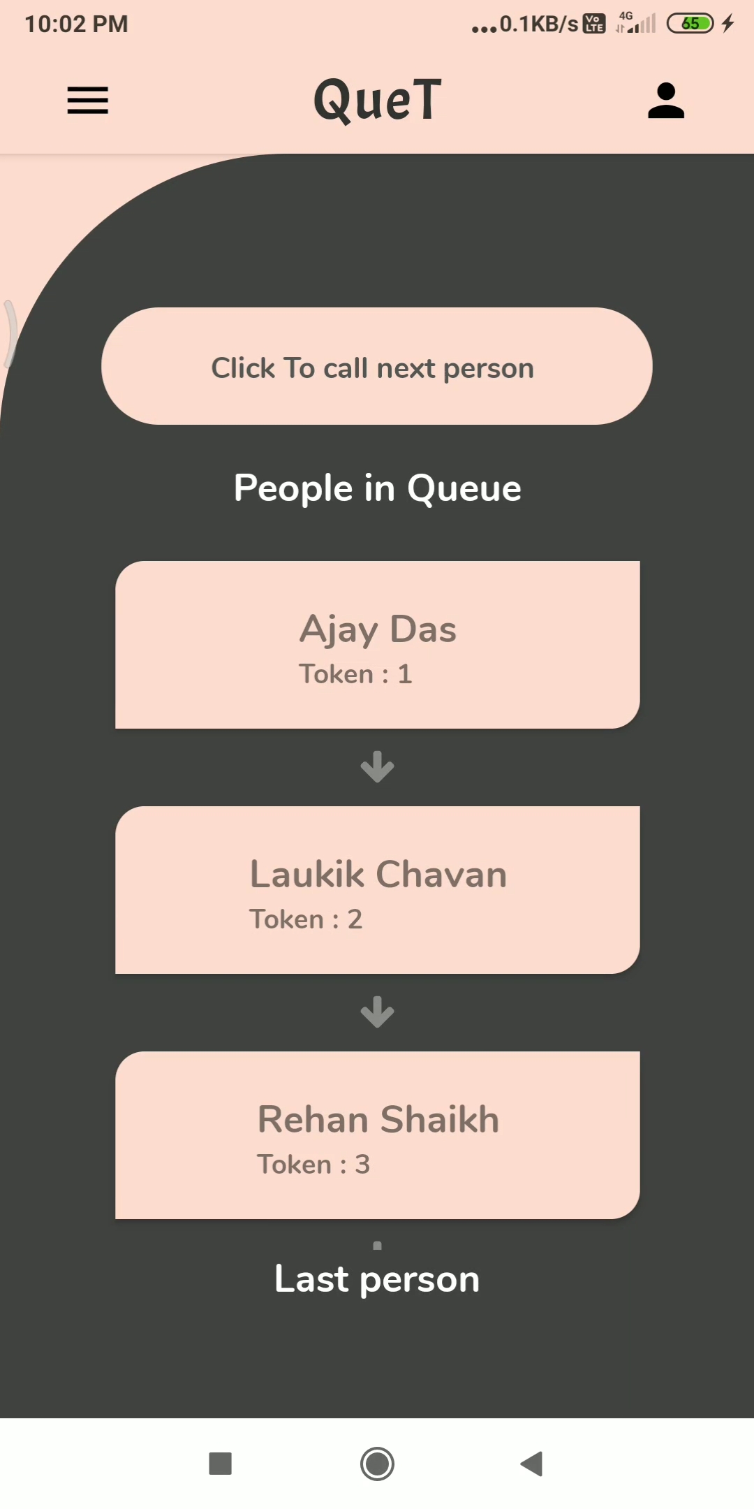 GitHub - Rehan2156/Queue-Manager-App: QueT : A Queue Manager app to ...