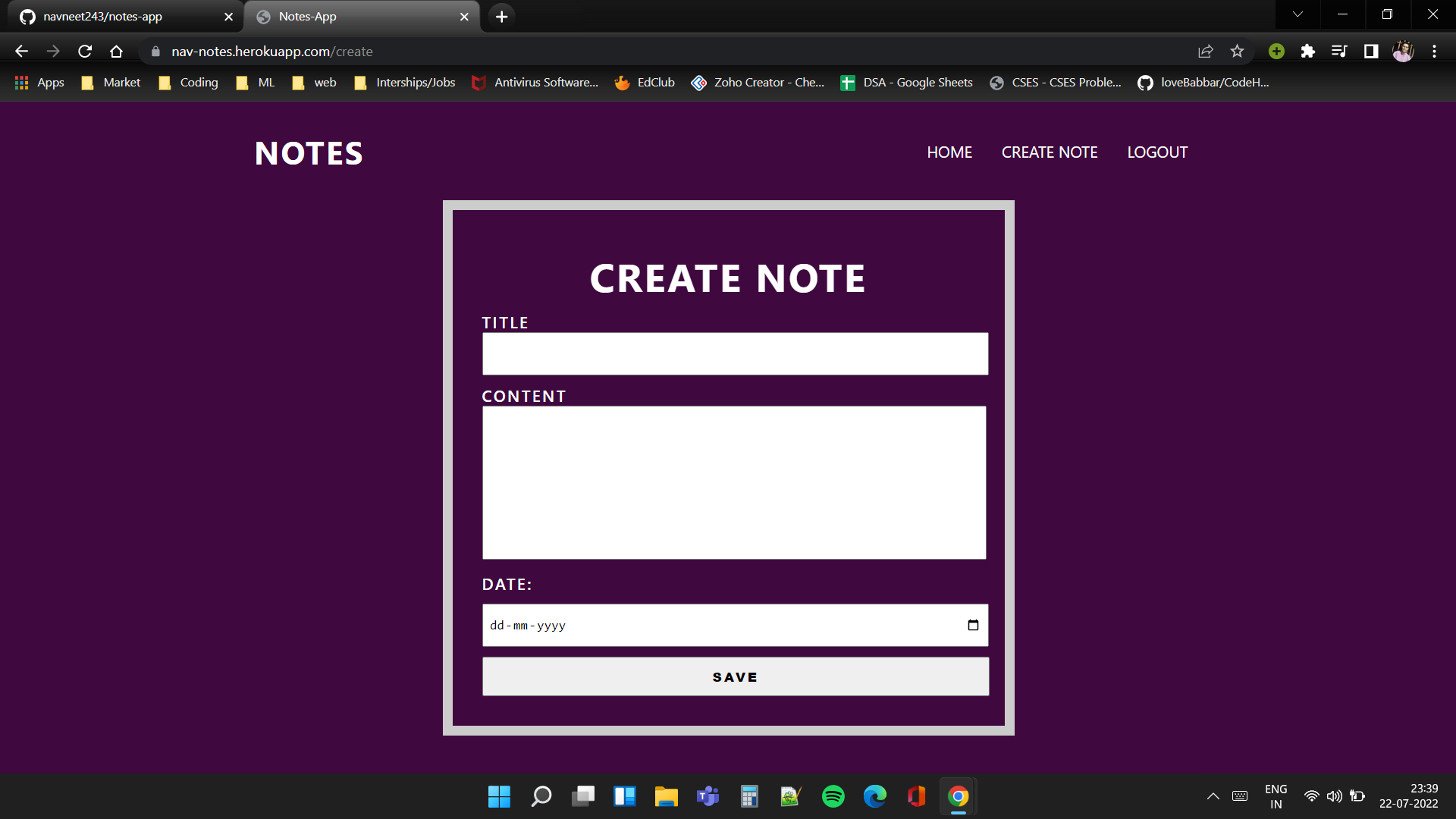 GitHub - satendrakumar50/Note-Taking-App