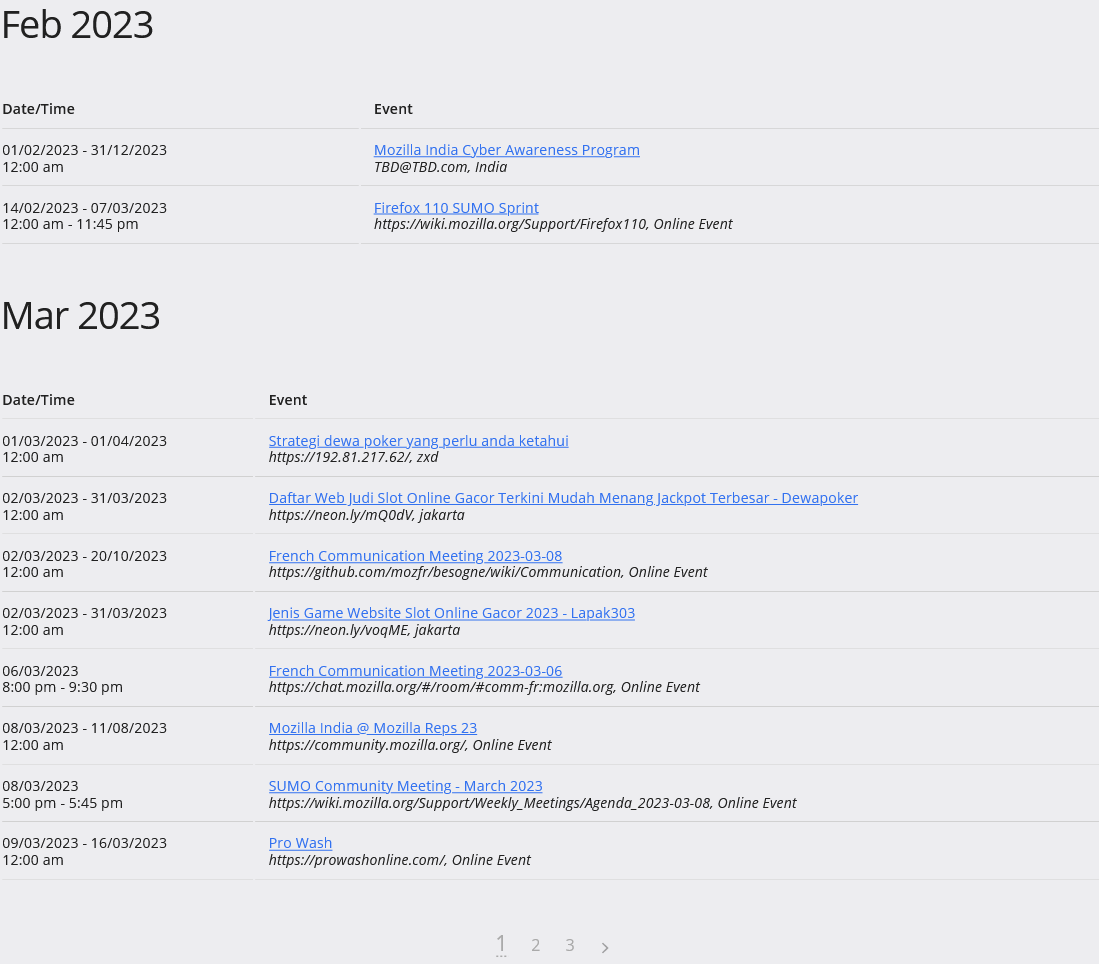 Events page is not working correctly · Issue #771 · mozilla/community ...