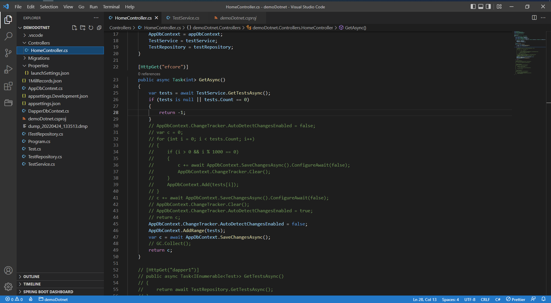 Is this called memory leak ? · Issue #27876 · dotnet/efcore · GitHub