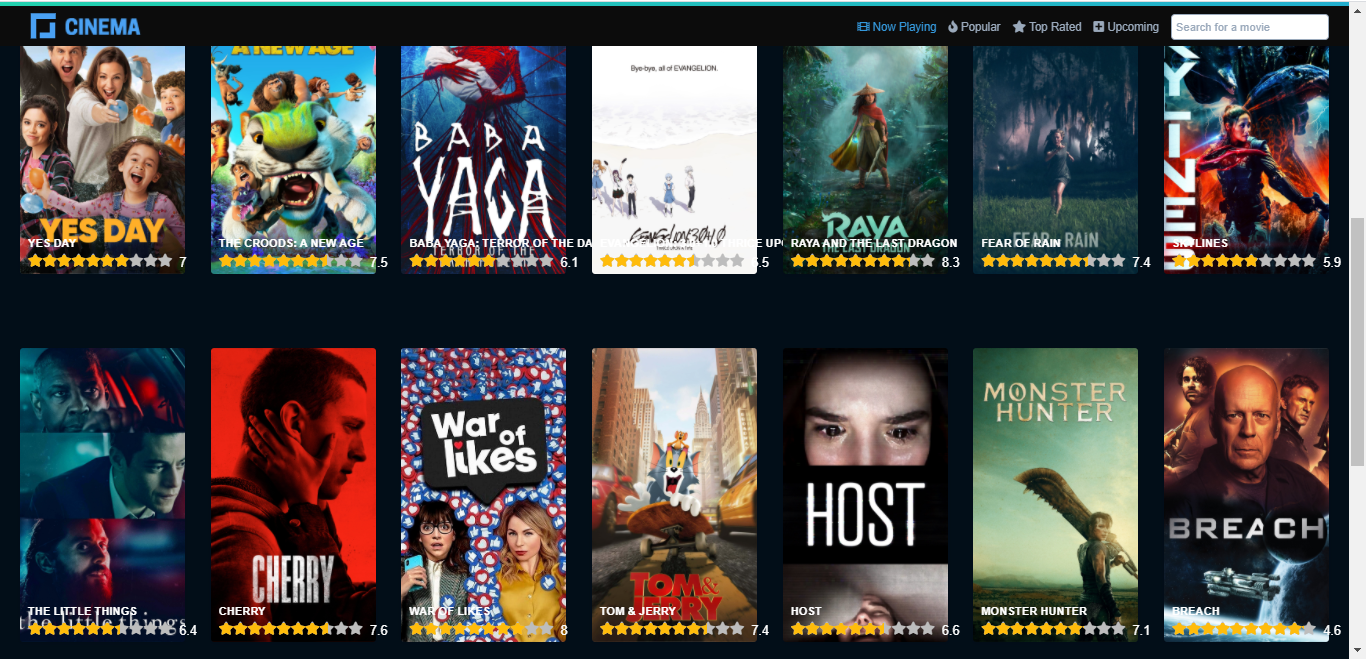 GitHub - ShubhamUjinwal/Cinema: Created a Cinema web application using ...