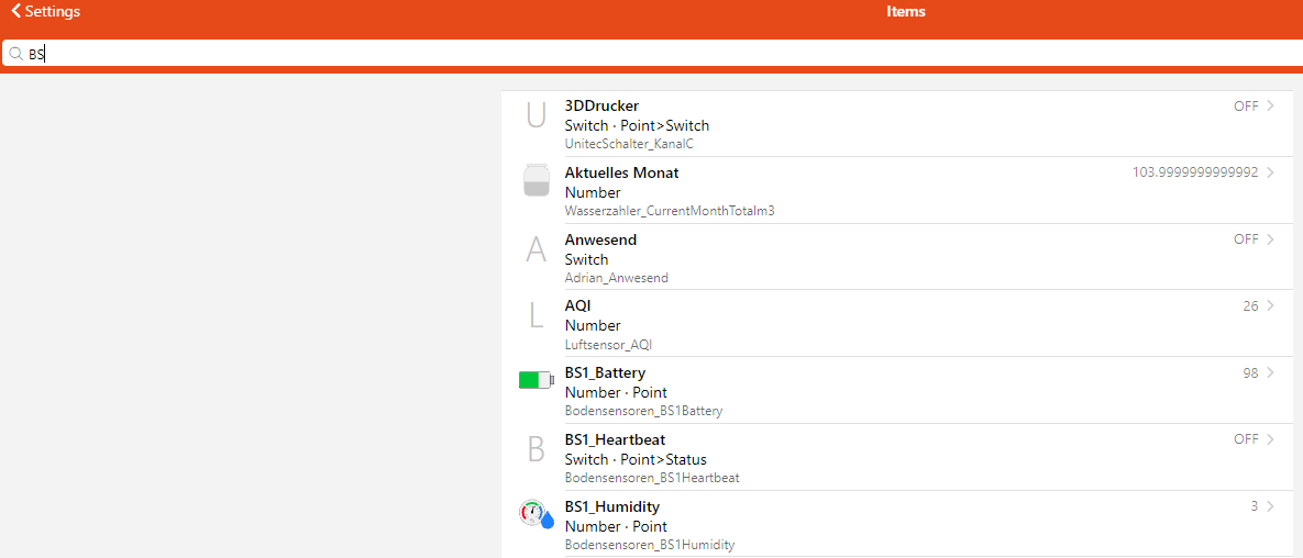 Search not working after you remove an item · Issue 1334 · openhab