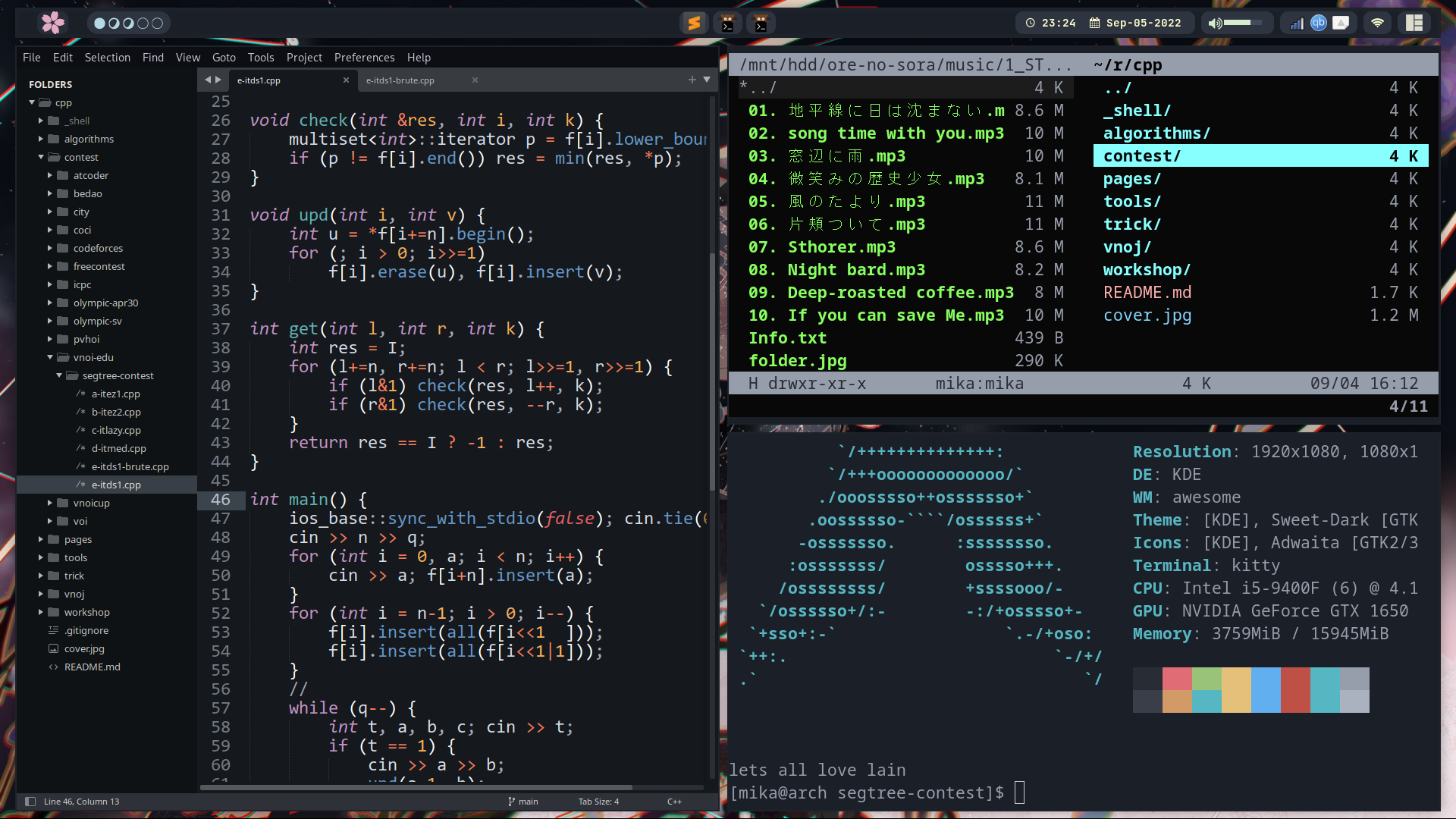 GitHub - iluvgirlswithglasses/arch-dots: my arch setup · GitHub