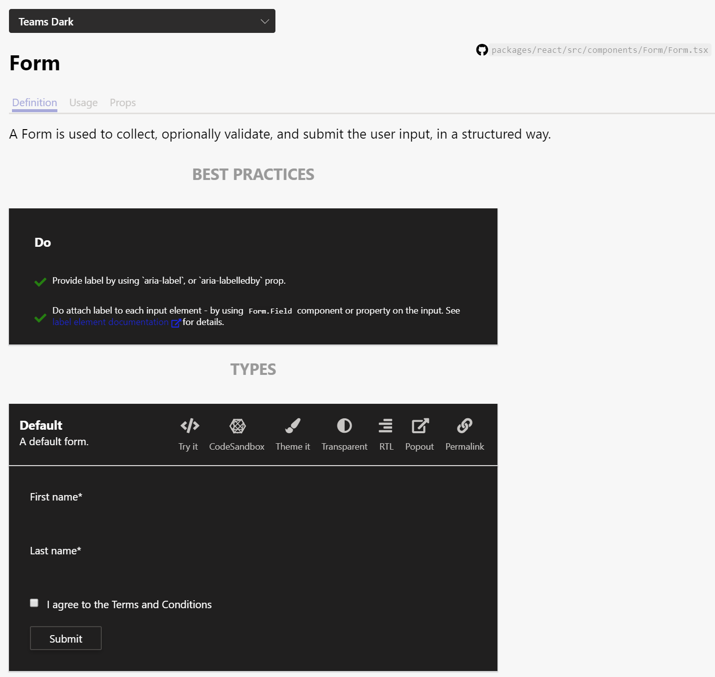 Input with dark theme blends with background · Issue #1870 · microsoft ...