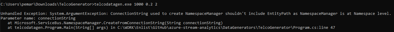 Issue running this App · Issue #73 · Azure/azure-stream-analytics · GitHub