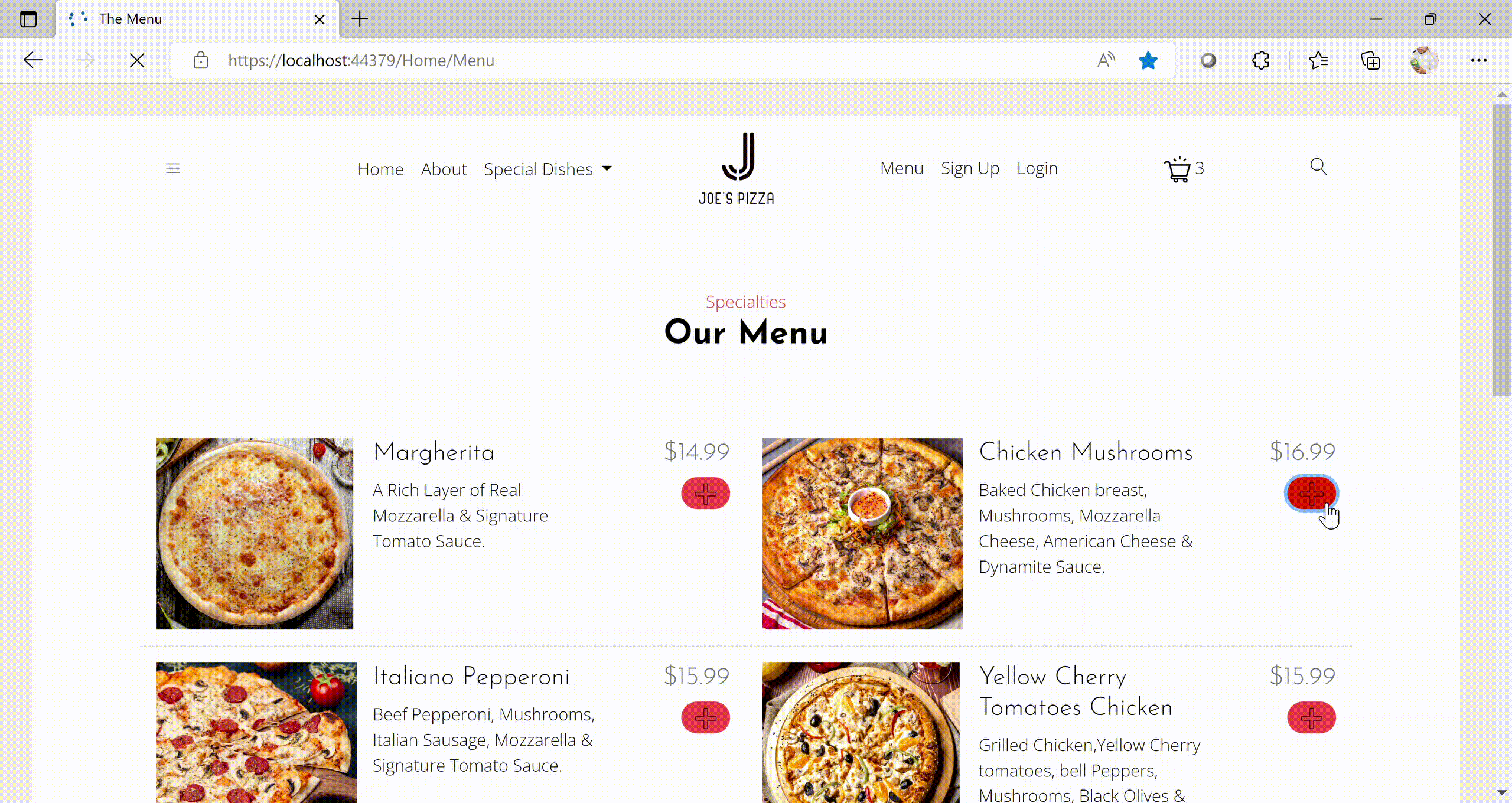GitHub ShathaAlk/Joes_Pizza_System