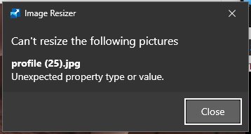 [Image Resizer] Bug: Error trying to resize some JPGs (i.e. after ...