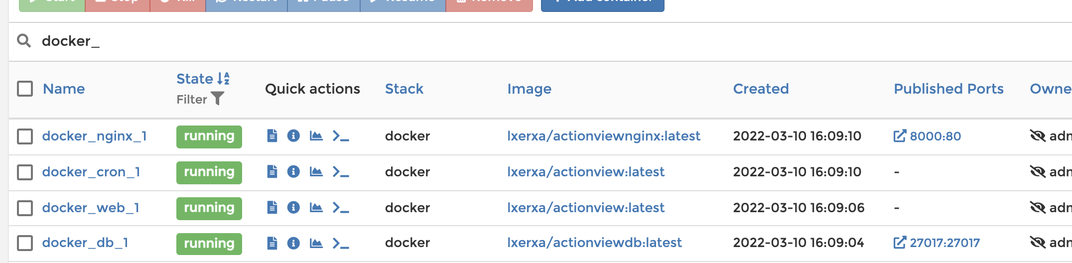 mongo连不上启动报错 · Issue 197 · lxerxa/actionview · GitHub