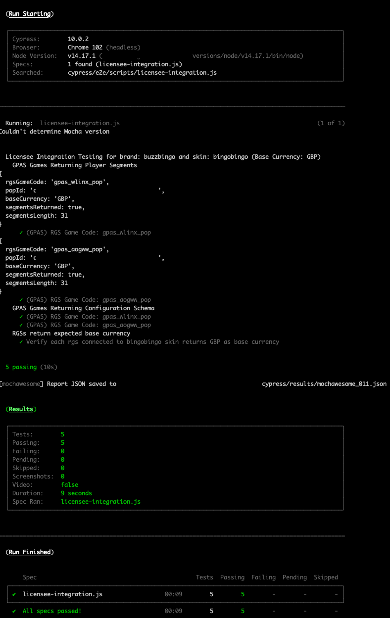 Cypress10 in jenkins is giving Your project does not contain a default