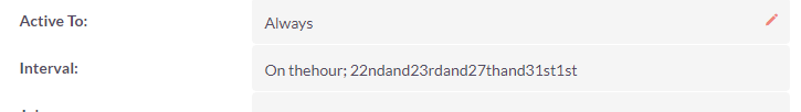 Scheduler Crontab layout and display error. · Issue #8997 ...
