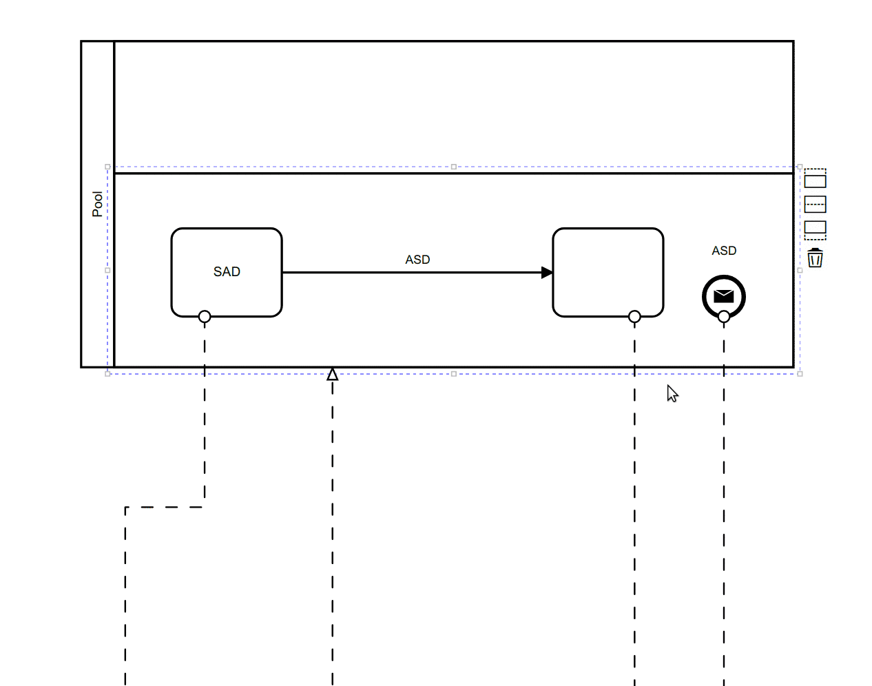 Adding lane does not re-connect message flows · Issue #1289 · bpmn-io ...