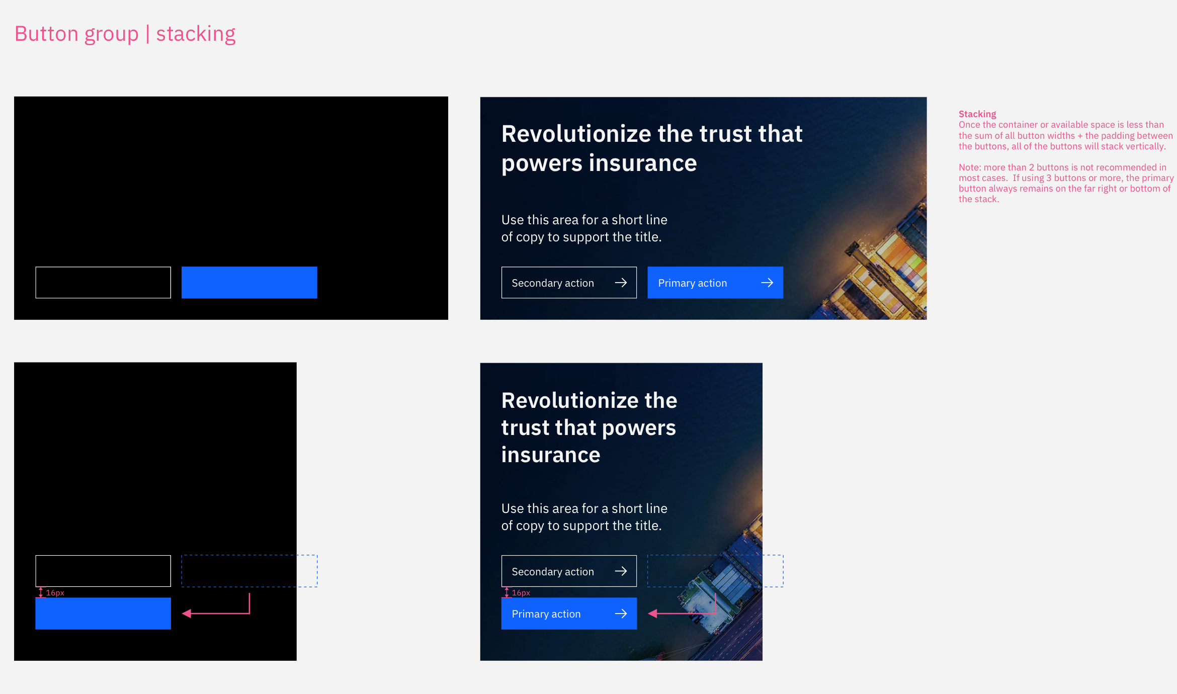 Button group | 320px fixed button width and responsive setup need ...